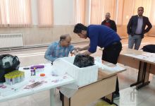 گزارش تصویری آزمایش خون در دانشگاه 